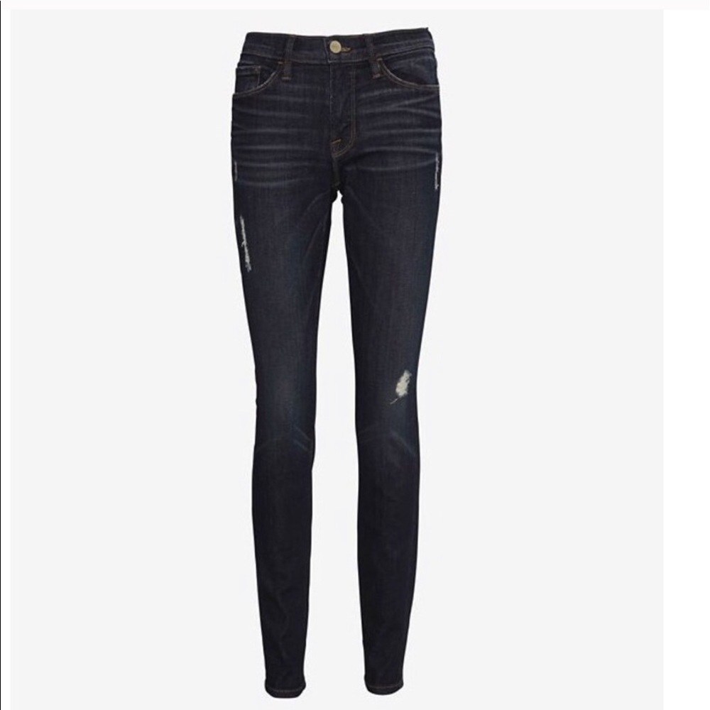 • Frame • Le Skinny De Jeanne Los Feliz Blue 25